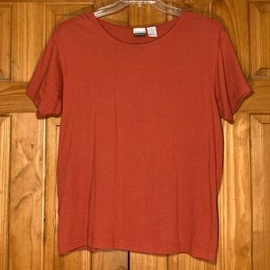 EUC American Weekend Vintage 80s 90s Top Blouse Short Sleeve Red Size M Medium